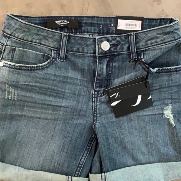 Simply Vera jean shorts, wear cuffed or down - Picture 2 of 8